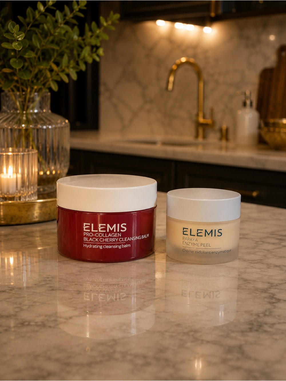 ELEMIS Pro-Collagen Black Cherry & Papaya Enzyme Peel Duo 🎀